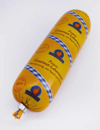 eine ganze stange hoehenrainer puten gourmet leberwurst