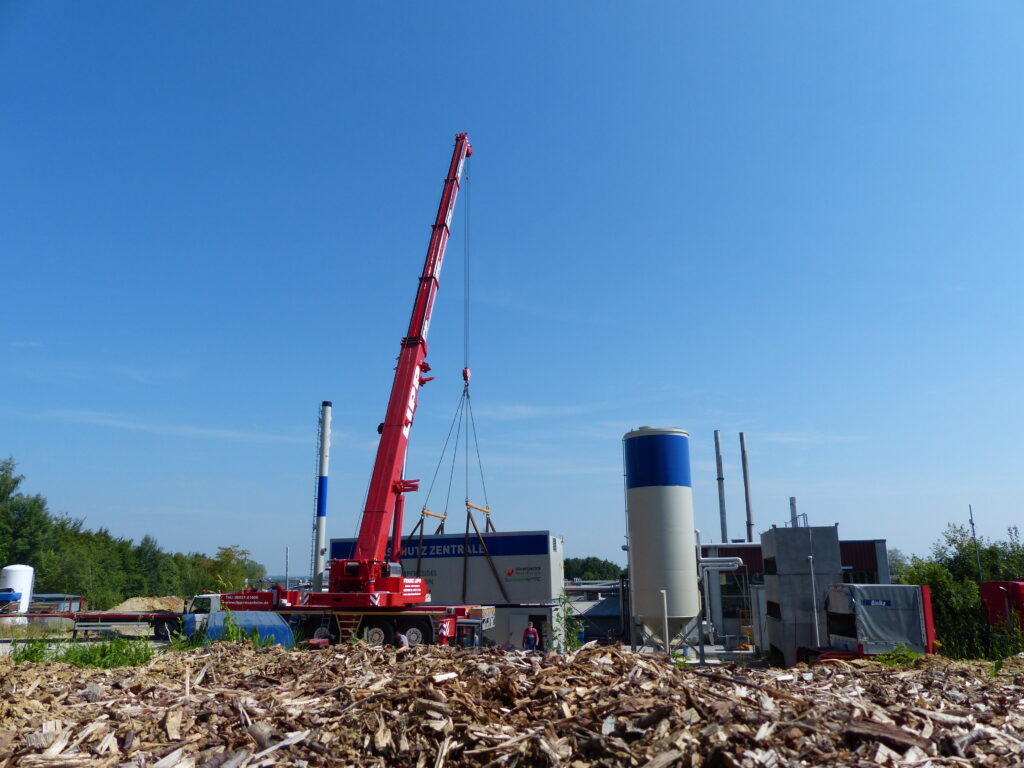 aufbau der hoehenrainer holzpellet dampfanlage